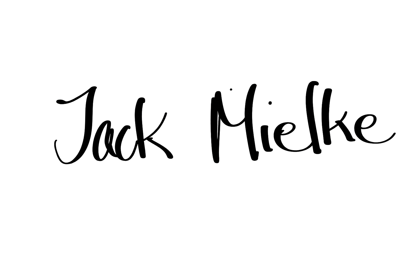 Jack Mielke signature
